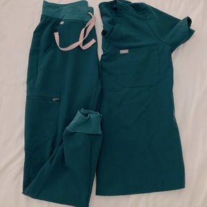 Figs Caribbean blue XS